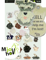 Create and order pet tags with laser engraving texts from your Android phone or tab.